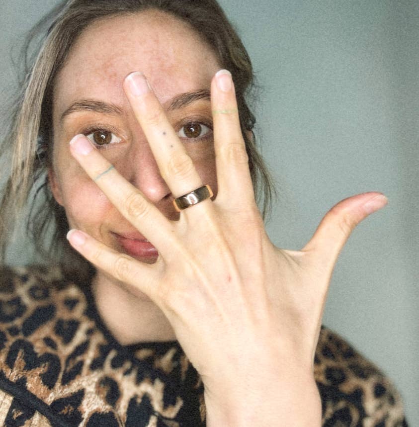 Rose Gold Oura Ring Heart Rate During The Day Best Oura Ring Deal