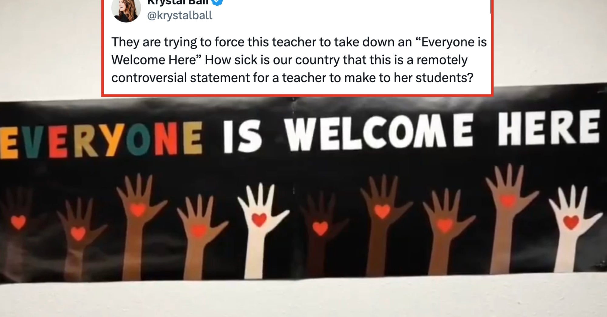 Idaho Teacher Defies School District: Refuses to Remove Inclusion Sign