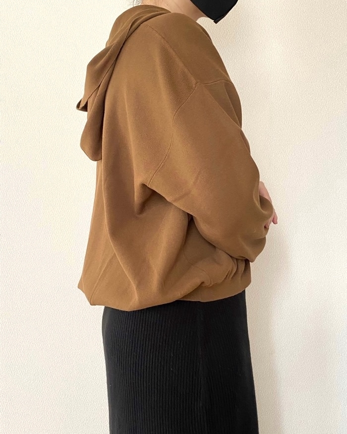 新品　UNIQLO : C リラックスフーデッドセーター オフホワイト L ユニクロ公式 | リラックスフーデッドセーター