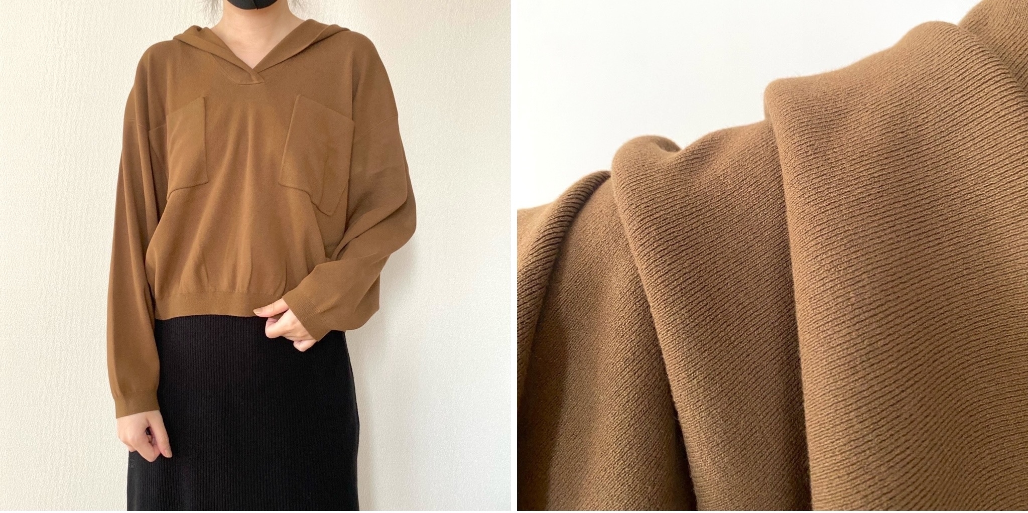 値下げ品】ユニクロCの「パーカーみたいな春ニット」がオシャレ