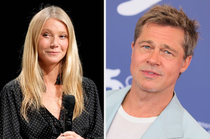 Gwyneth Paltrow and Brad Pitt