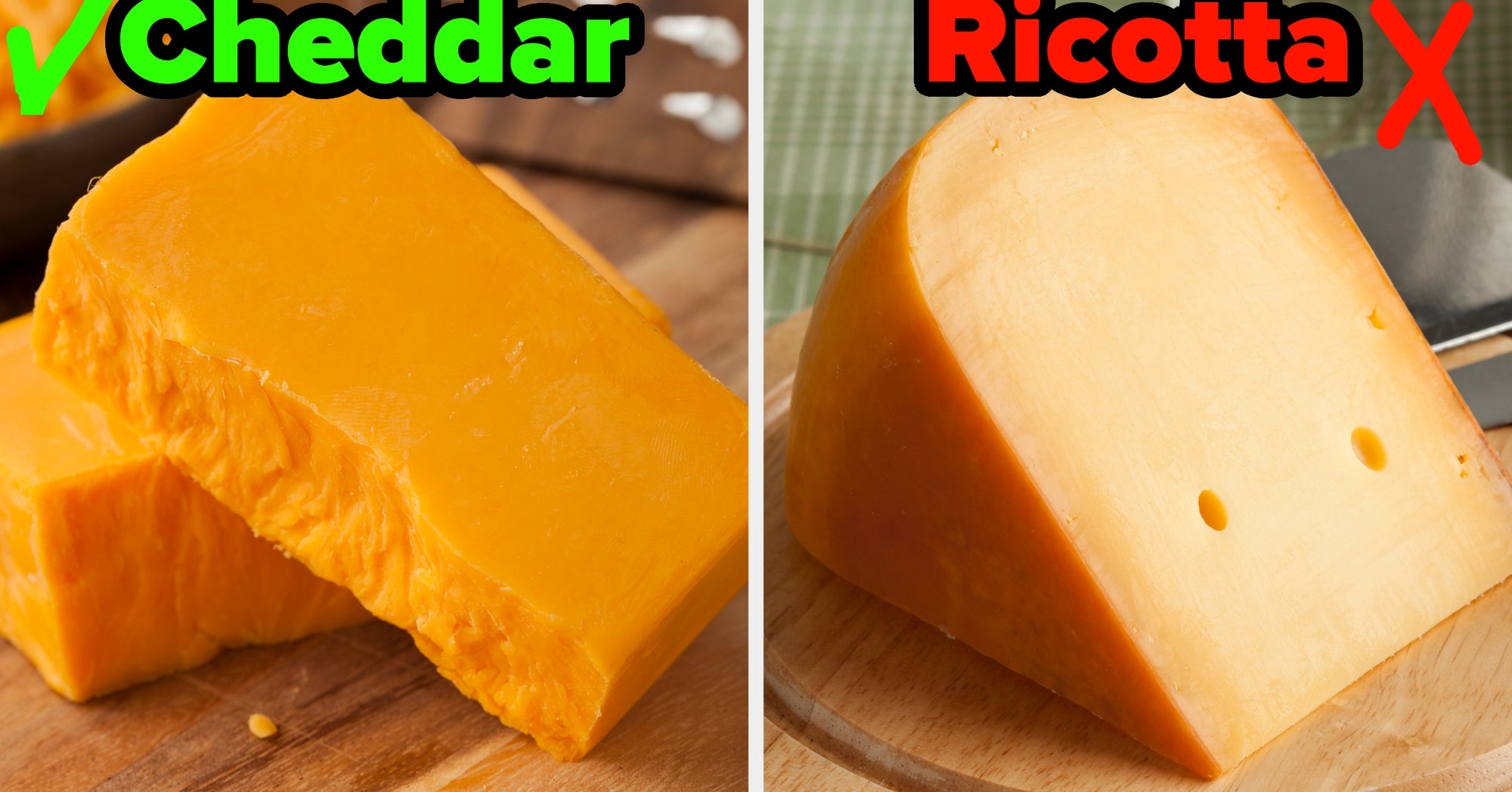Food Quiz: Identify Cheeses