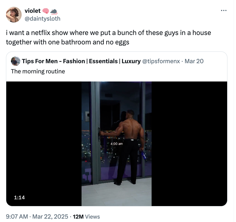 The Internet Is Completely Obsessed With This Guy's Wild Morning Routine