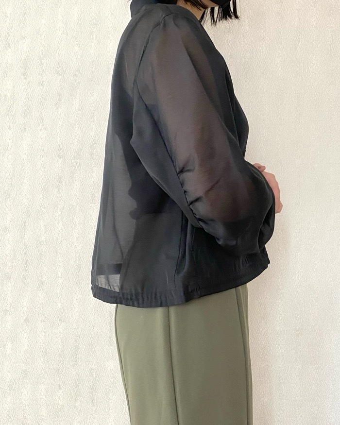 GUの「シアーブルゾン」