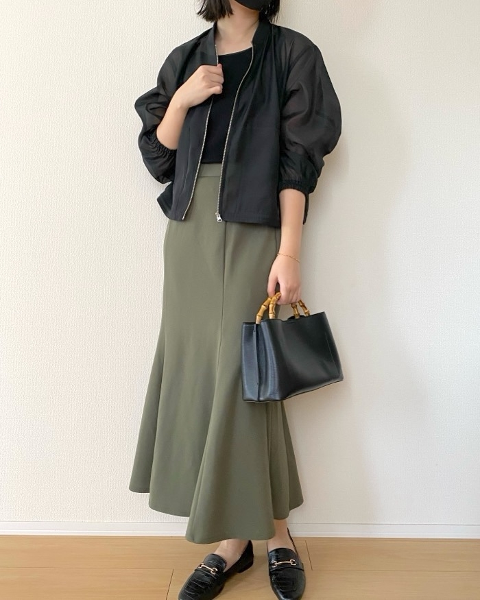 GUの「シアーブルゾン」