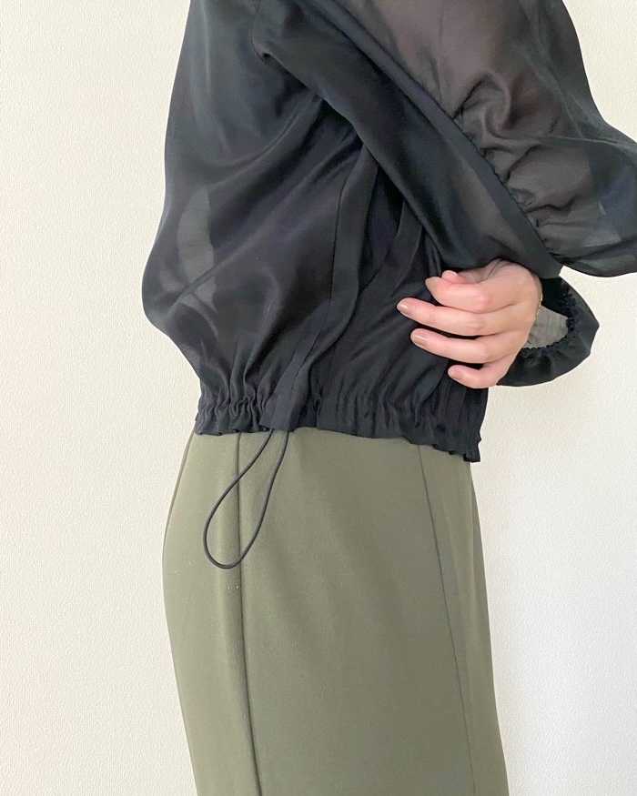 GUの「シアーブルゾン」