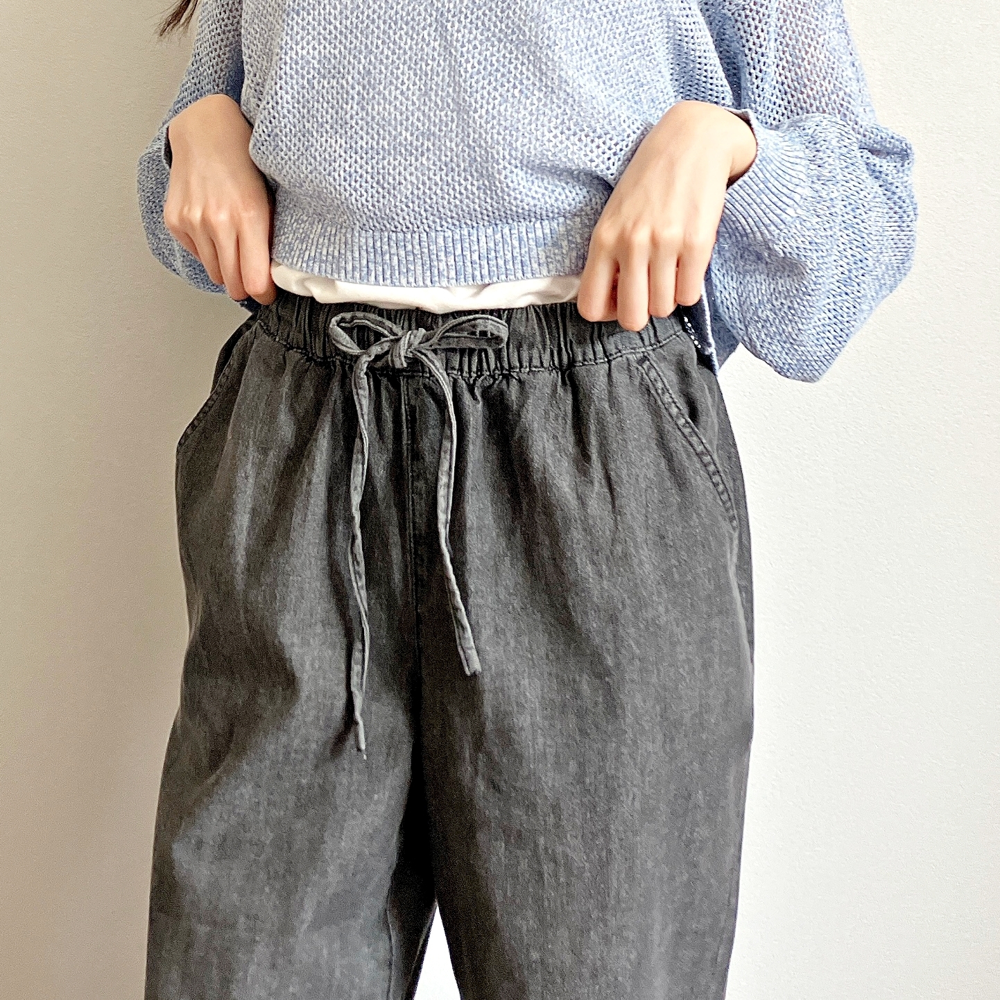 Honeys(ハニーズ)の「デニムイージーパンツ」