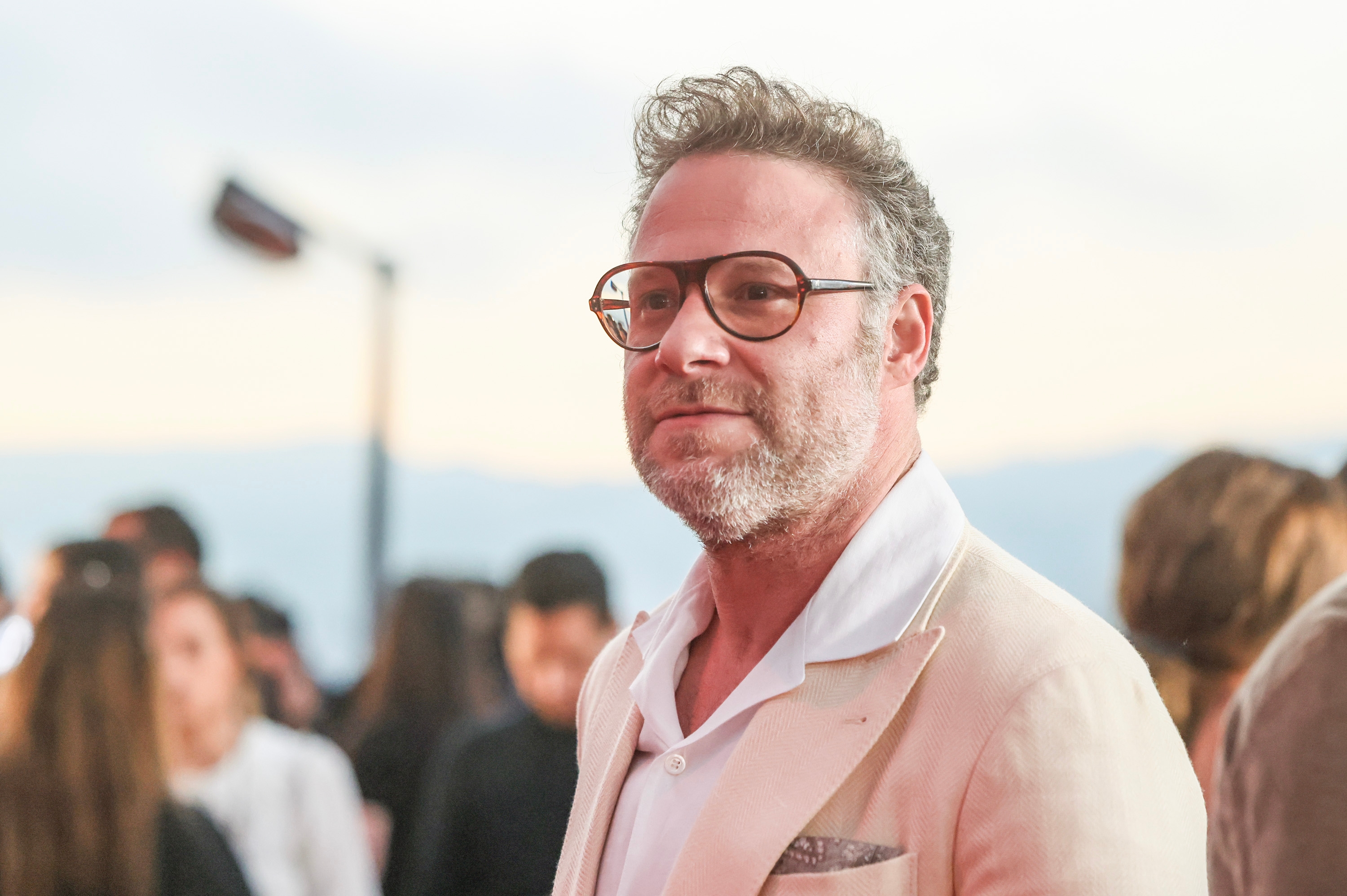 Seth Rogen at a formal event