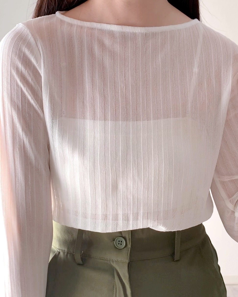 GUの「シアーリブプルオーバーZ」