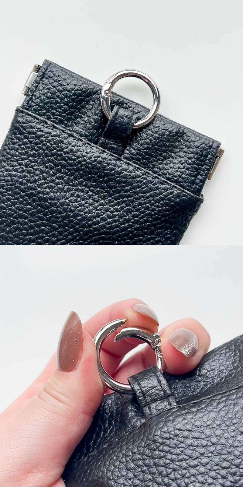 CanDo（キャンドゥ）の「LOVEHOME カラビナ付ミニポーチ」