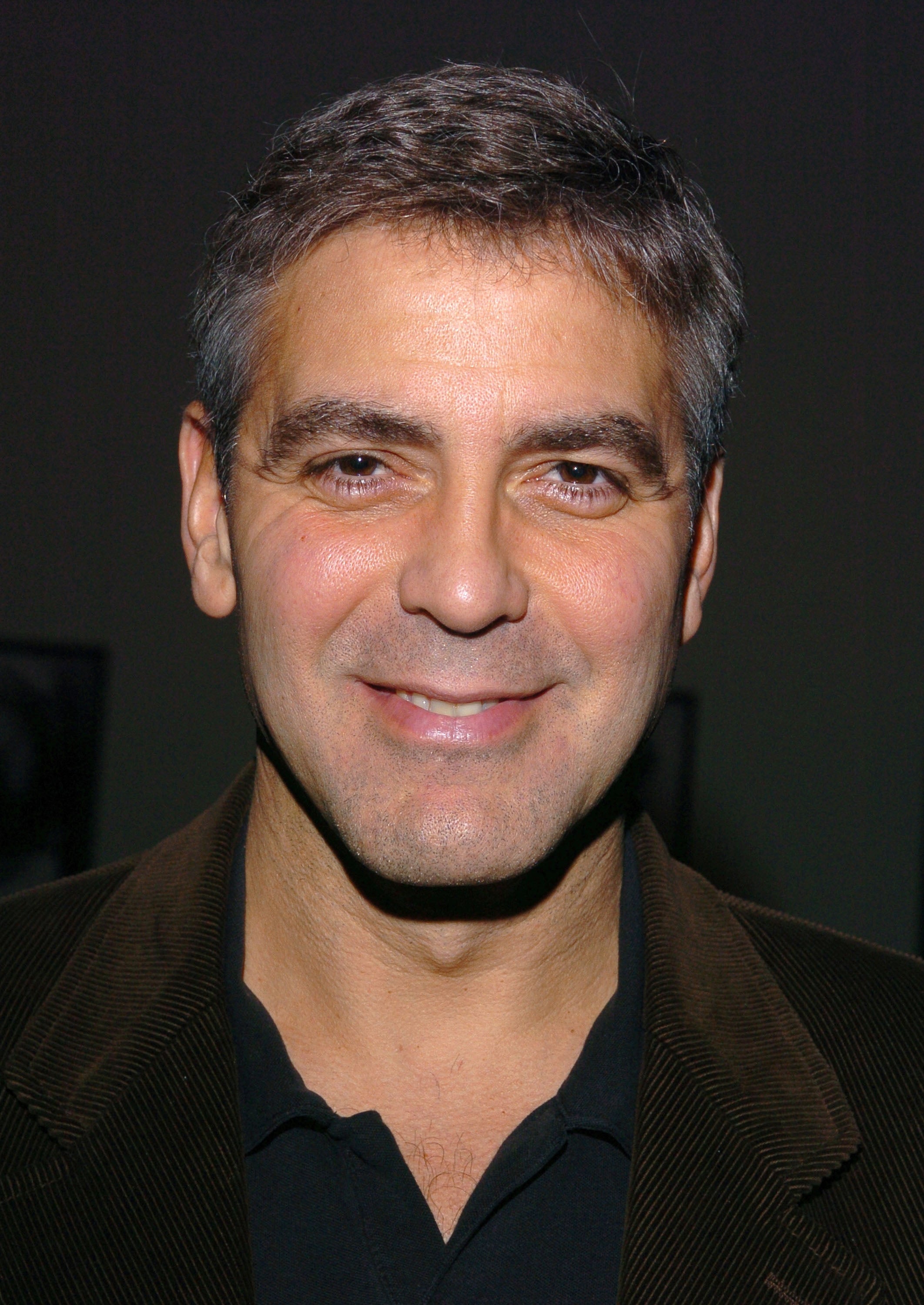 Portrait of George Clooney.