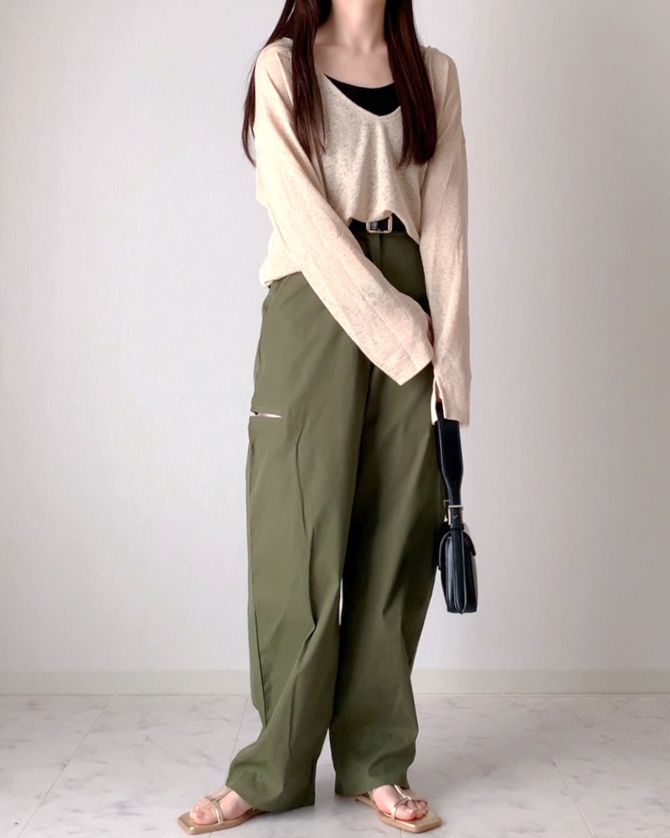 しまむらの「TT*KAOワンピ+シアーT」