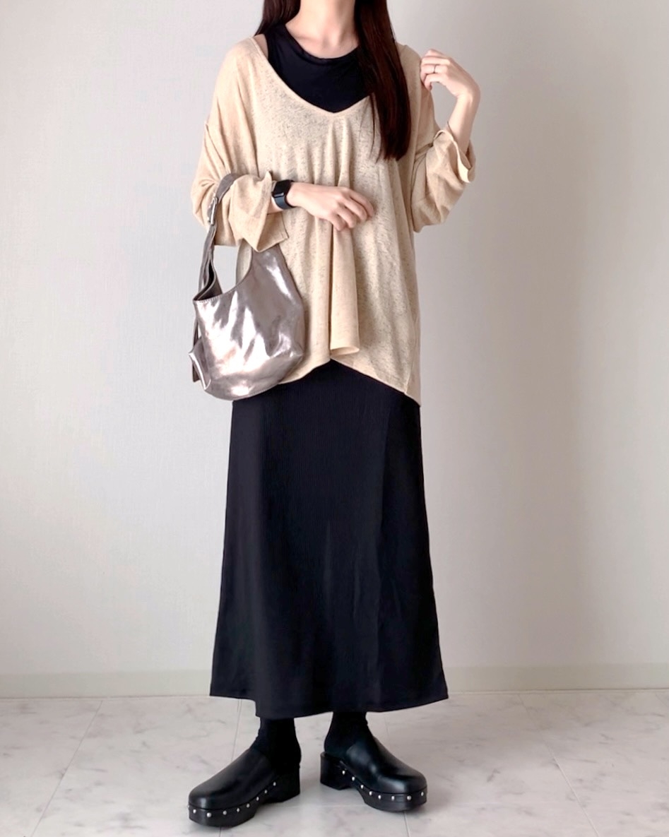 しまむらの「TT*KAOワンピ+シアーT」