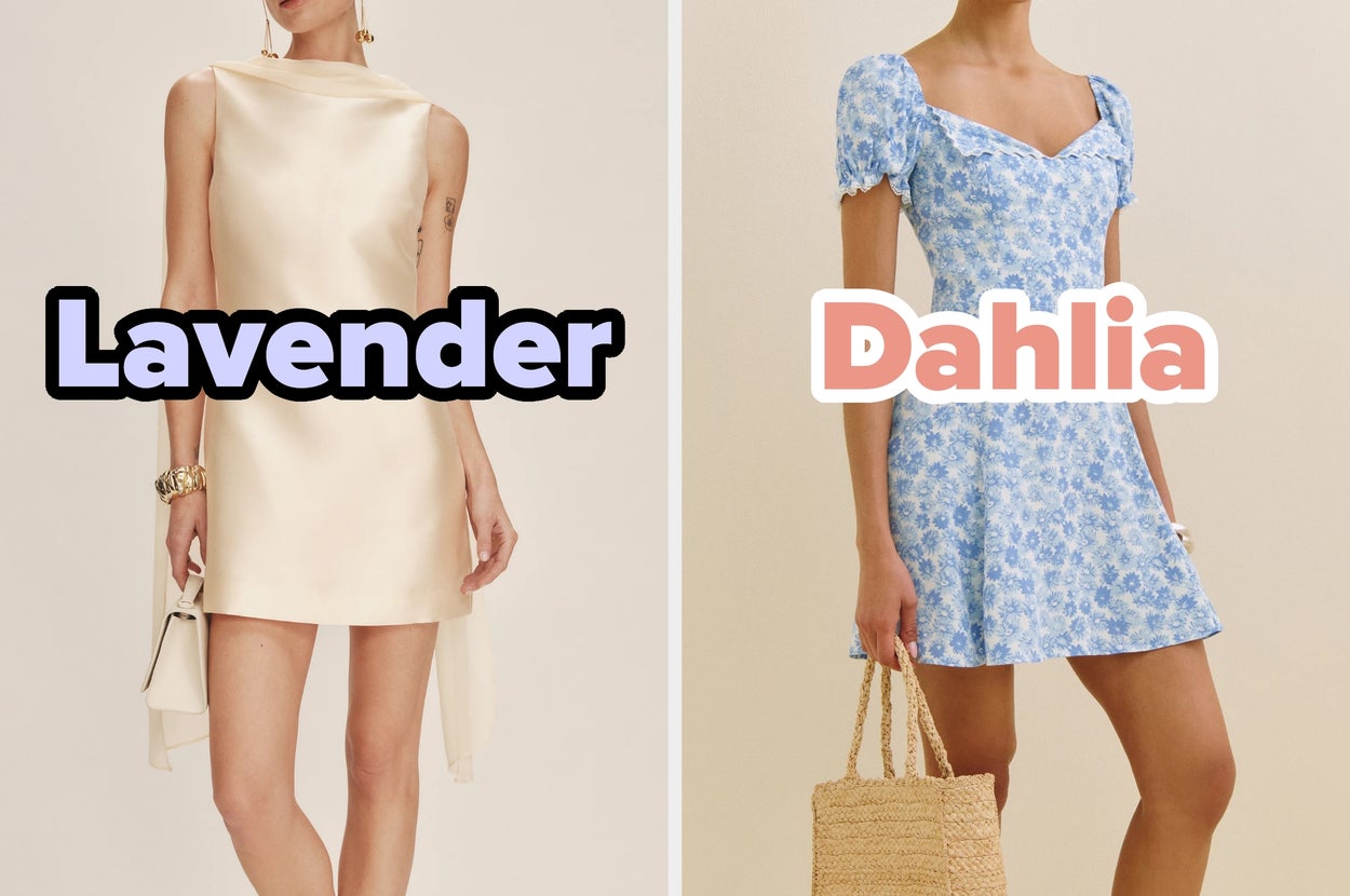 Springtime Is Upon Us – Build Your Dream Spring Dress And I'll Tell You What Flower Best Matches Your Personality!
