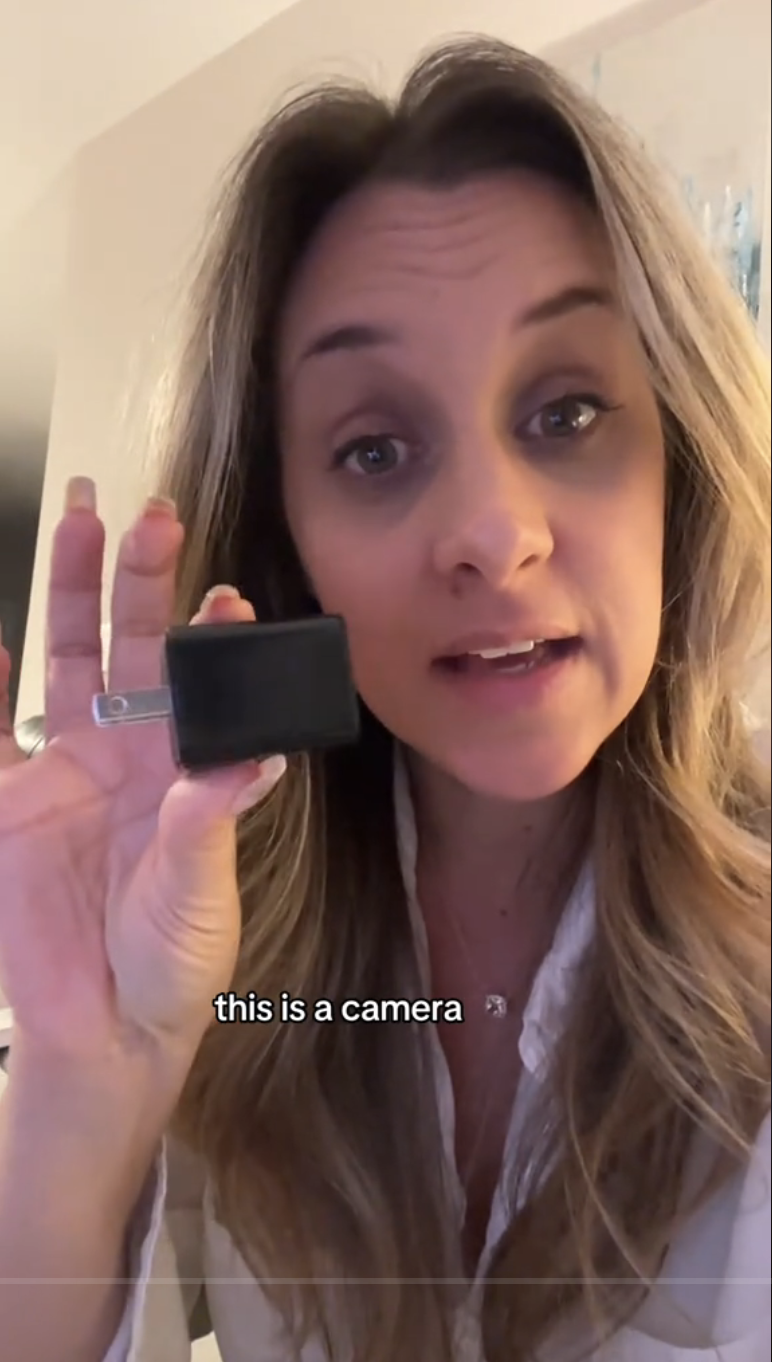 Woman Warns About Small Hidden Cameras In Viral TikTok