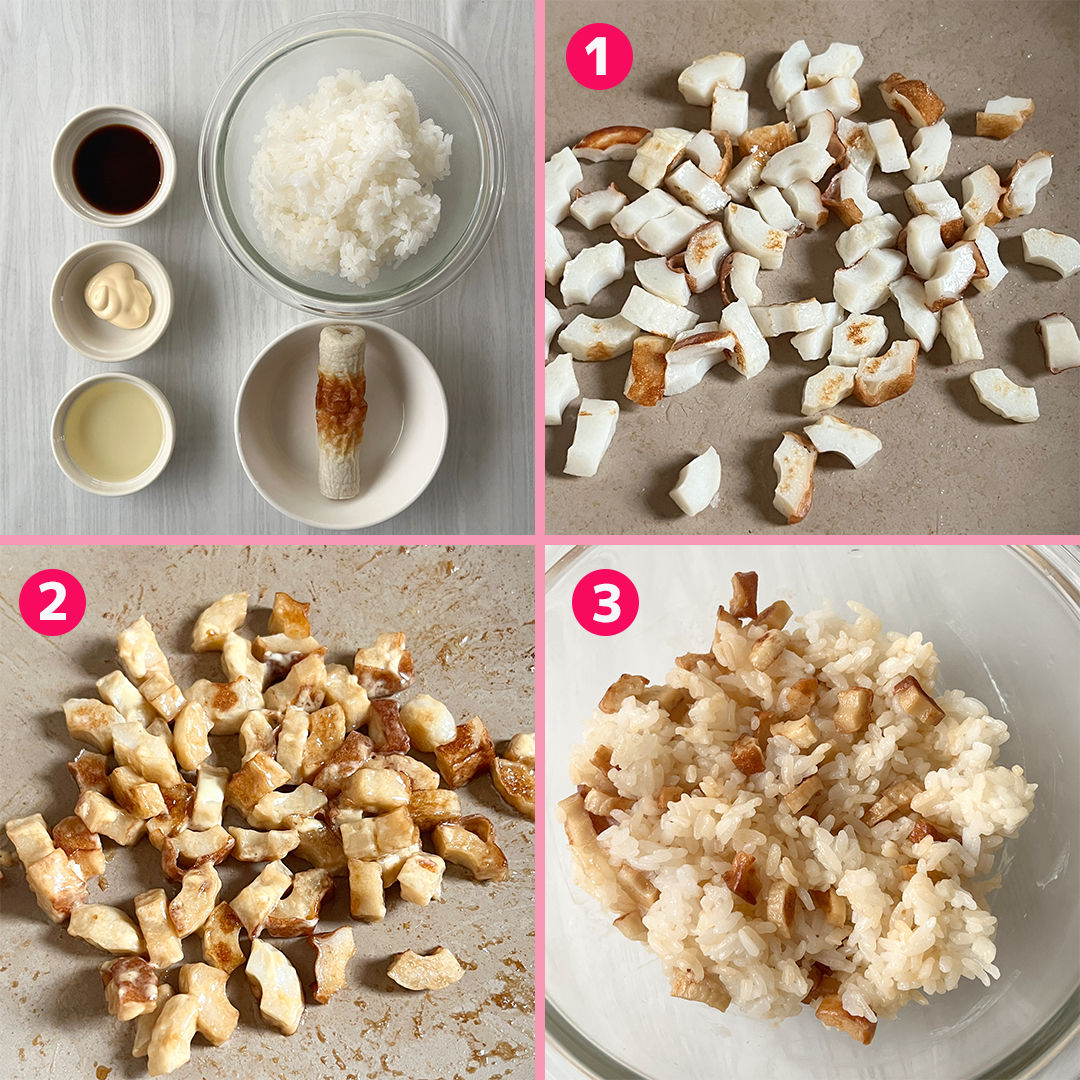 ちくわがあったら1回試してみて！】簡単ちくわおにぎりレシピ・作り方