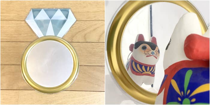 カインズ「ウォールミラーステッカー」