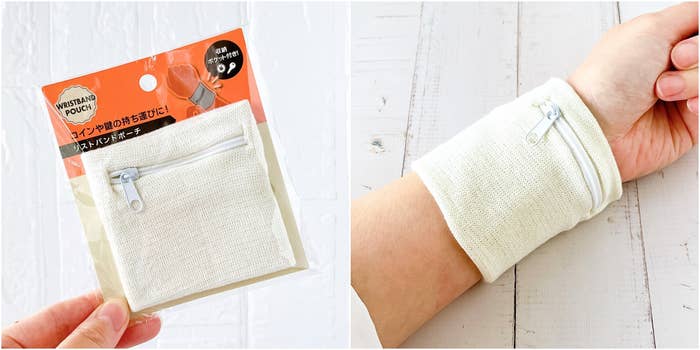 Seria（セリア）の「リストバンドポーチ」