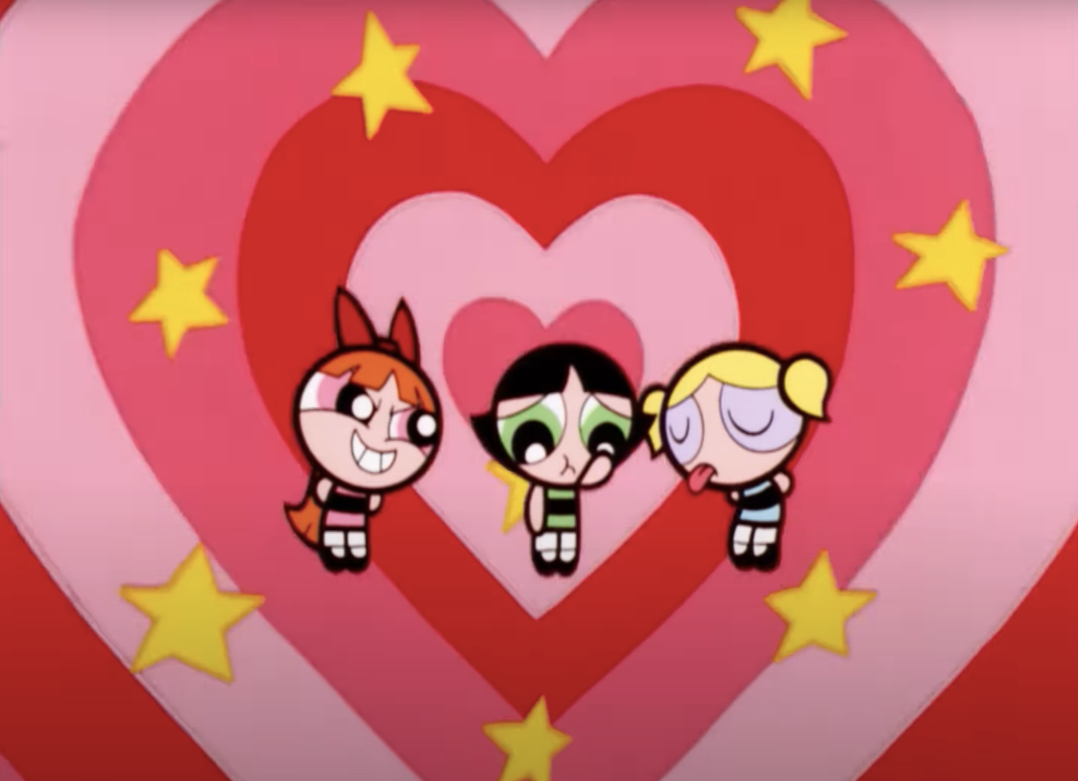 The Powerpuff Girls in an episode of the show