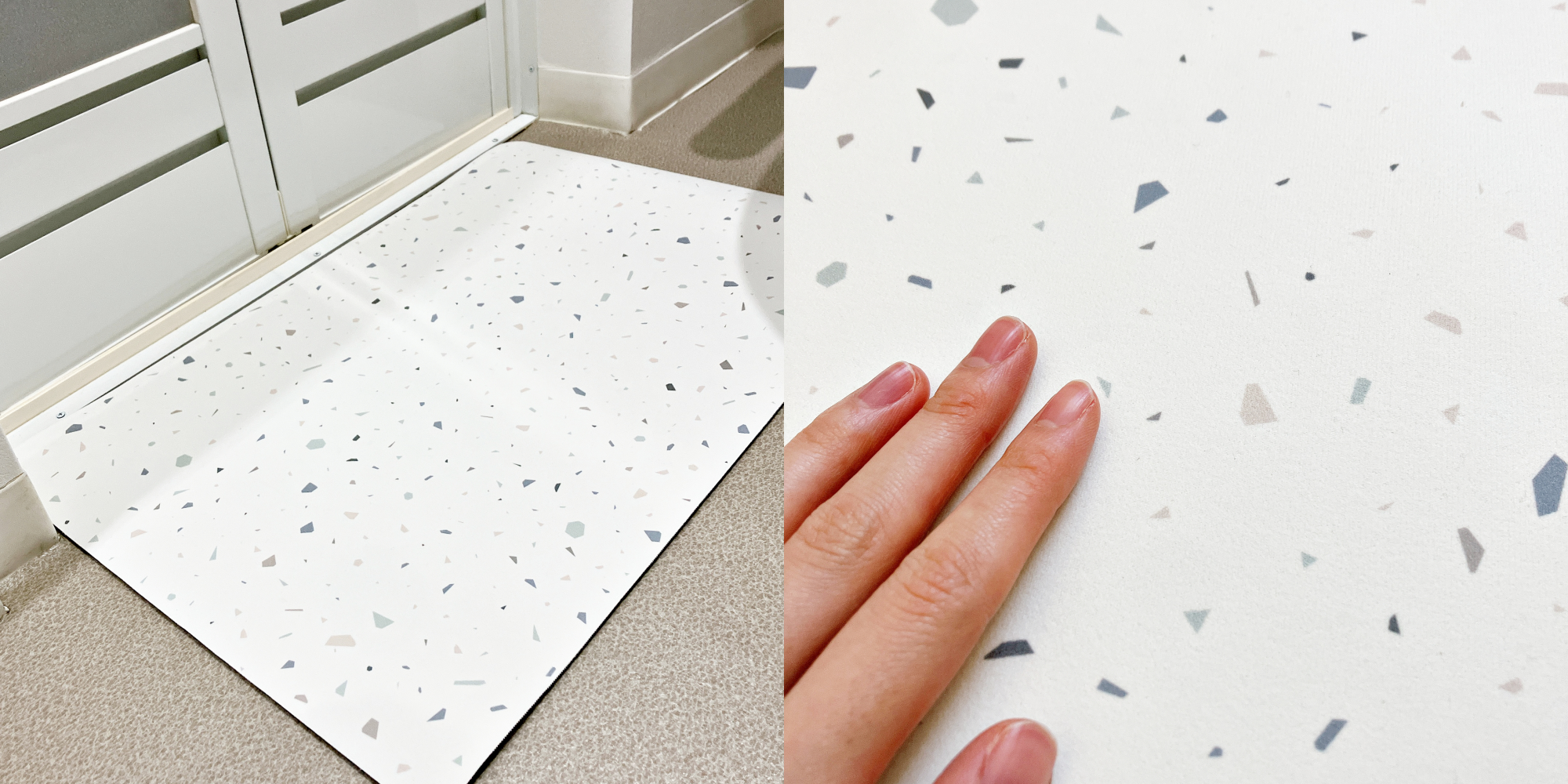 3COINS（スリーコインズ）の「珪藻土入りソフトバスマット」