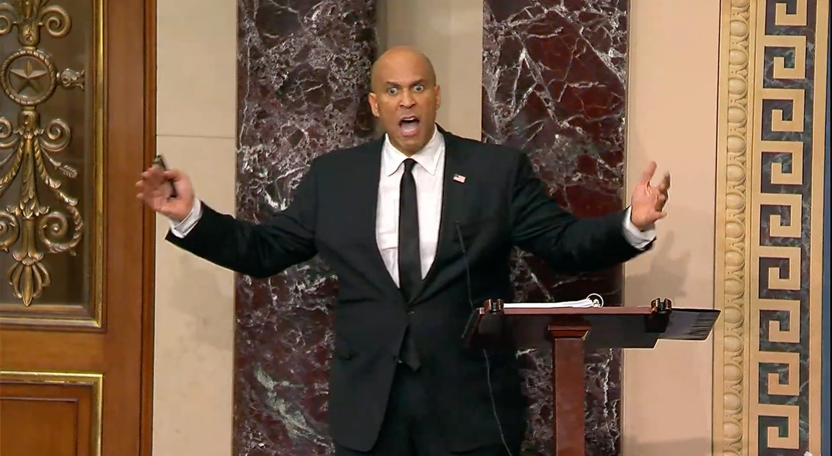 Senator Booker 15 Impactful Moments From Cory Booker's Historic Speech