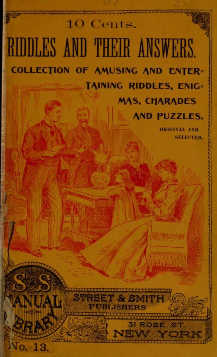 Old But Gold Riddles 1890s Riddles And Brainteasers