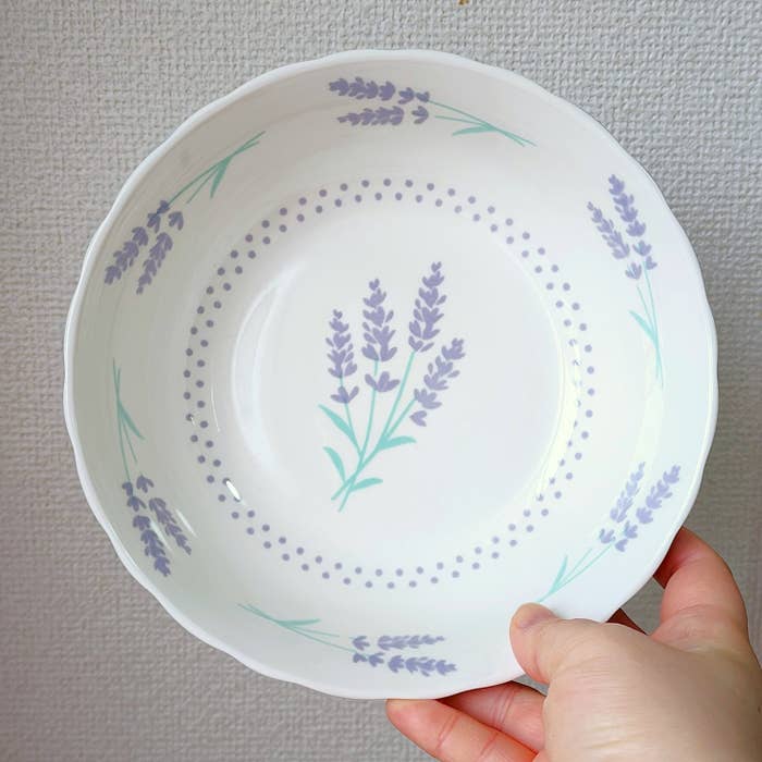 THREEPPY(スリーピー)「浅ボウル(ラベンダー、18cm)」