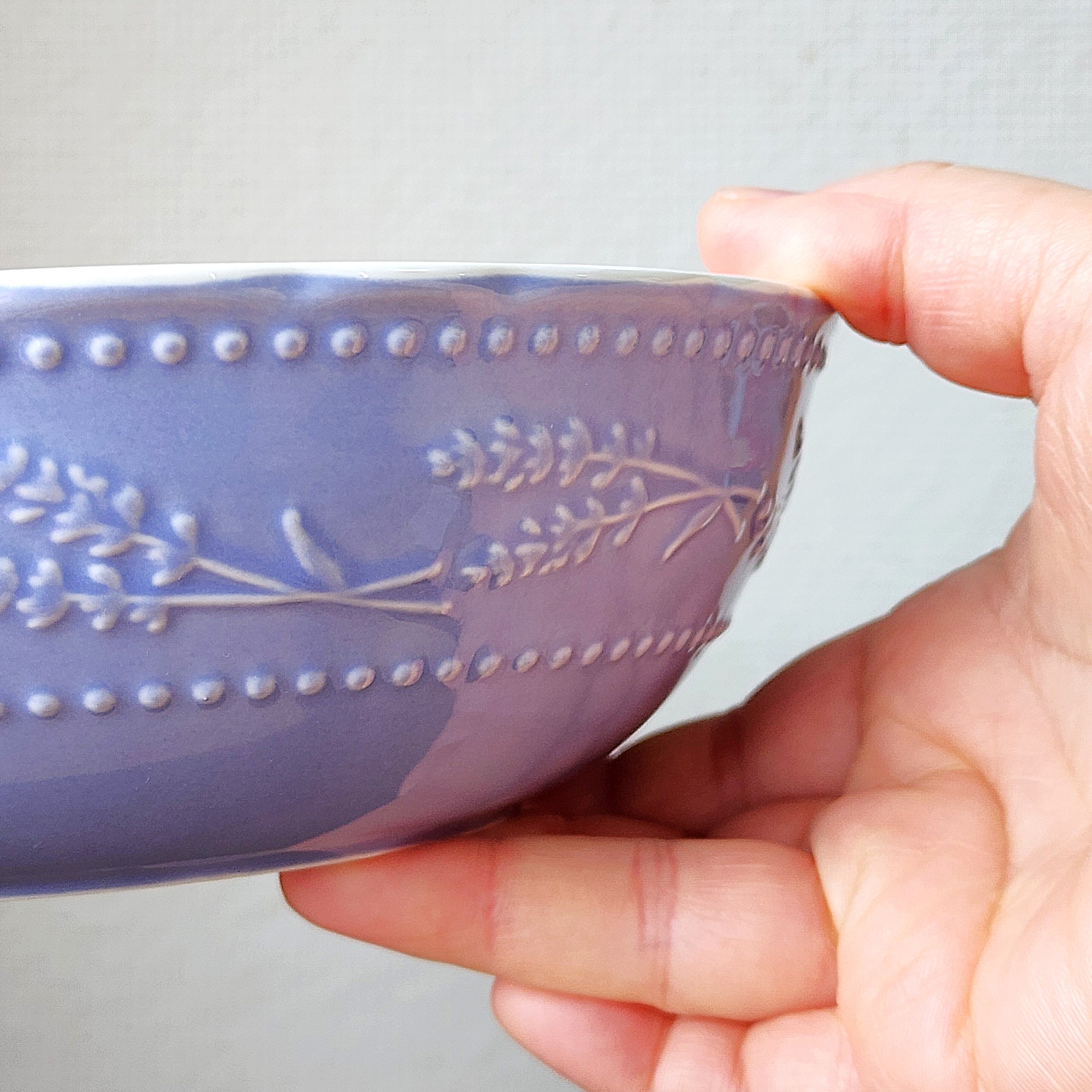THREEPPY(スリーピー)「浅ボウル(ラベンダー、18cm)」
