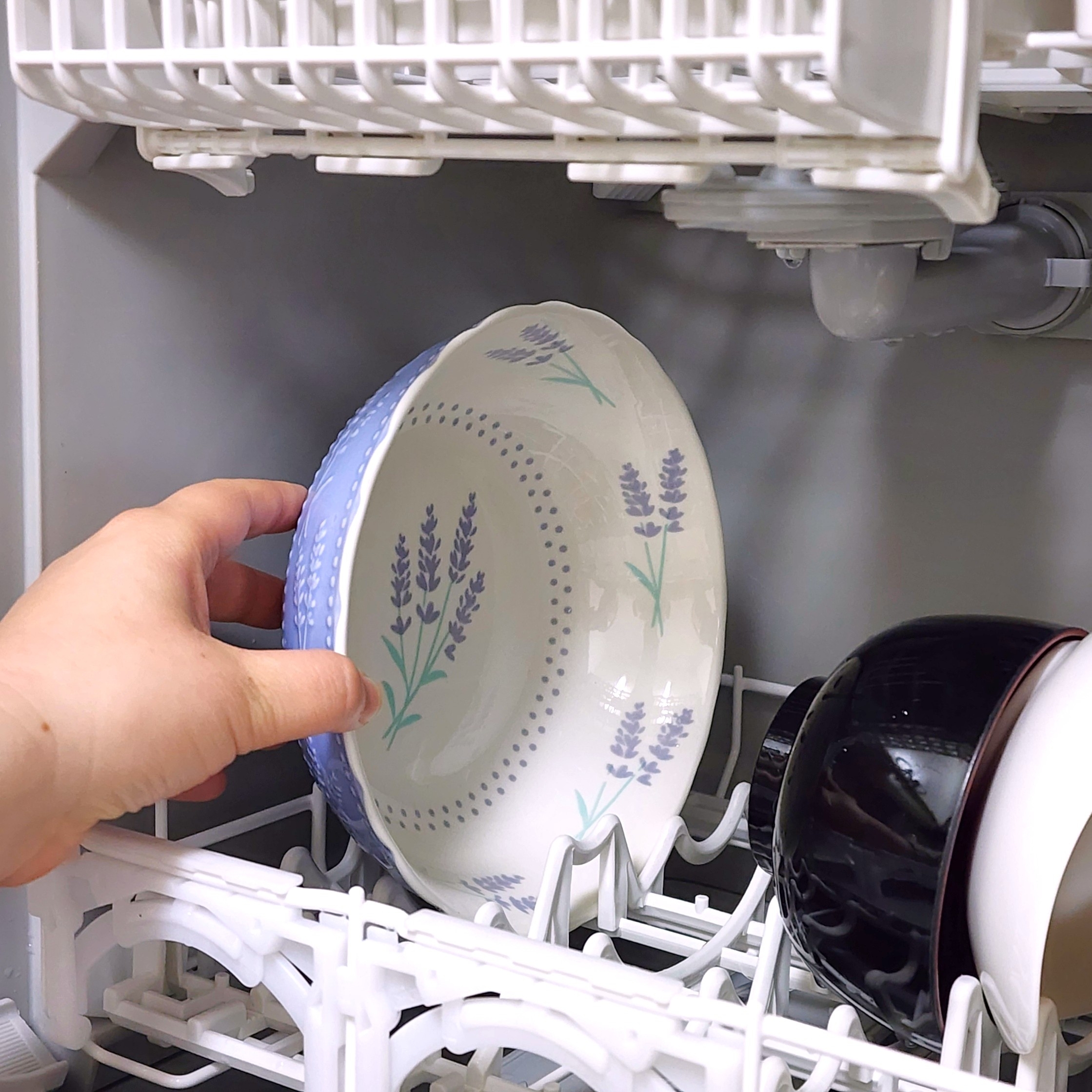 THREEPPY(スリーピー)「浅ボウル(ラベンダー、18cm)」