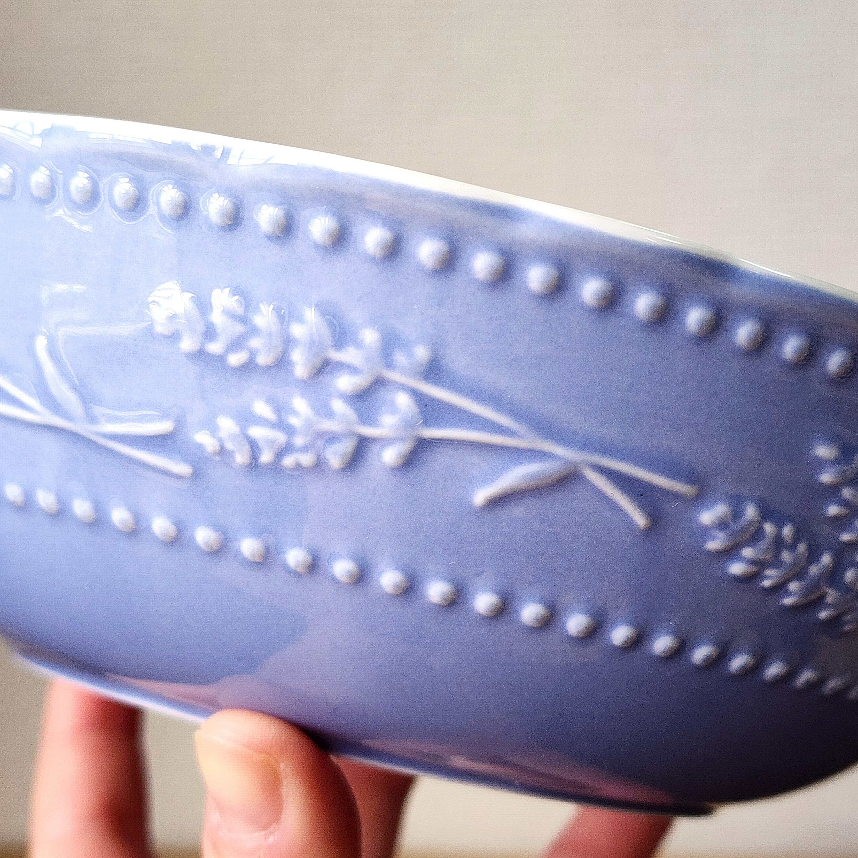 THREEPPY(スリーピー)「浅ボウル(ラベンダー、18cm)」