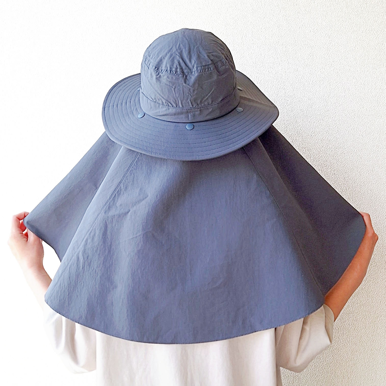 無印良品「UVカット 日陰を持ち歩く サファリハット」