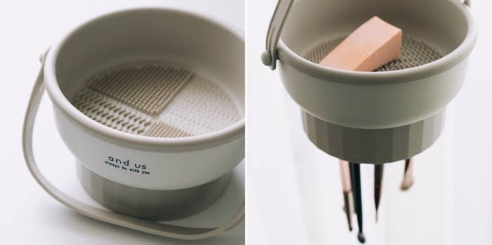 3COINS(スリーコインズ)の便利グッズ「メイクブラシクリーナー」