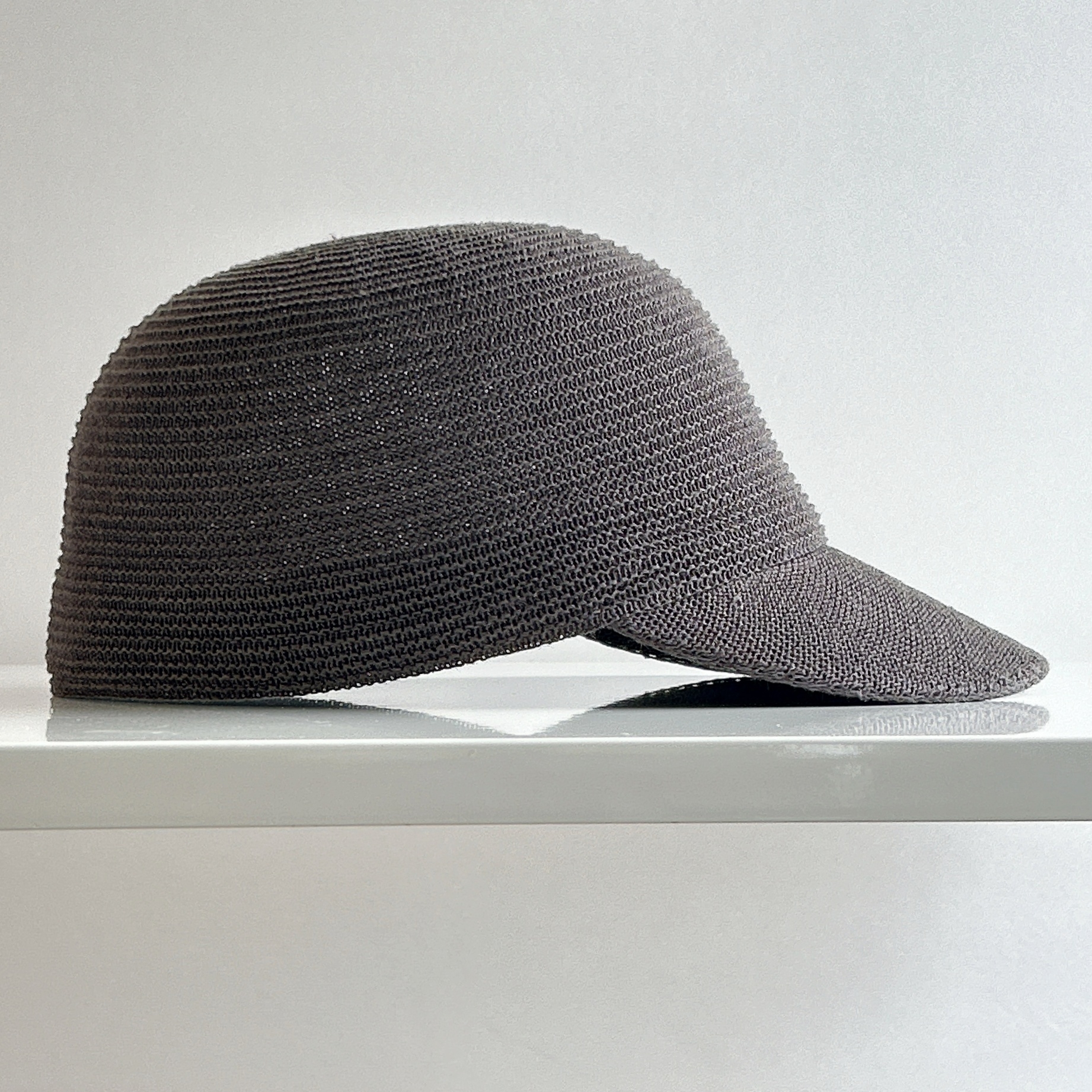 無印良品の「リネン混 ニット キャップ」