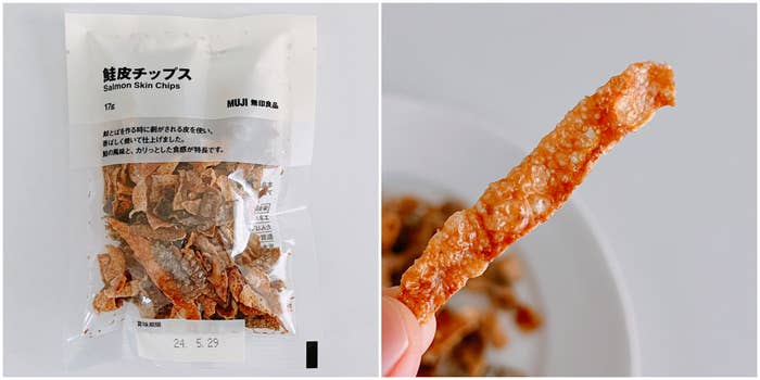 無印良品「鮭皮チップス」