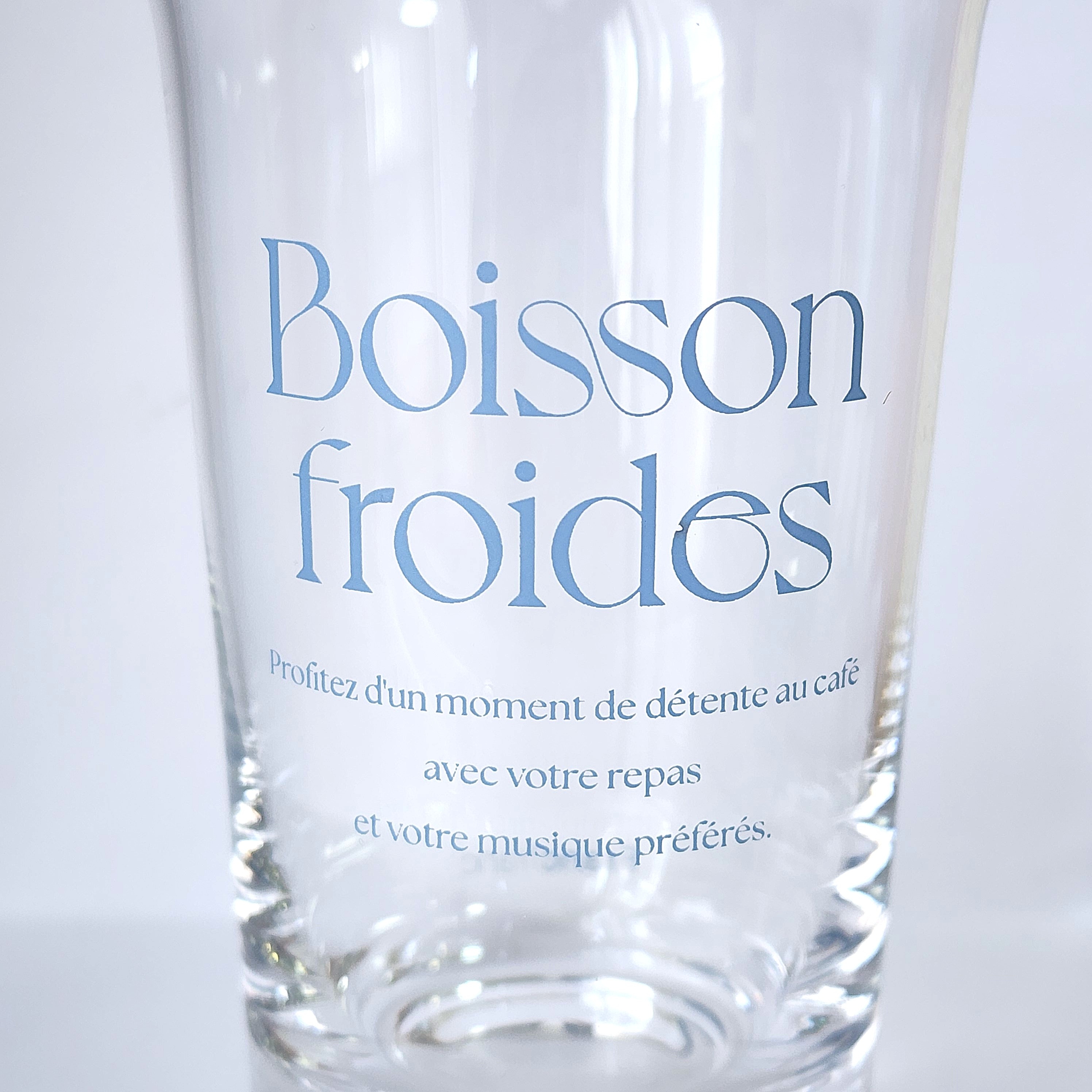 Francfranc(フランフラン)「タイポ ストロー付きガラスタンブラー」