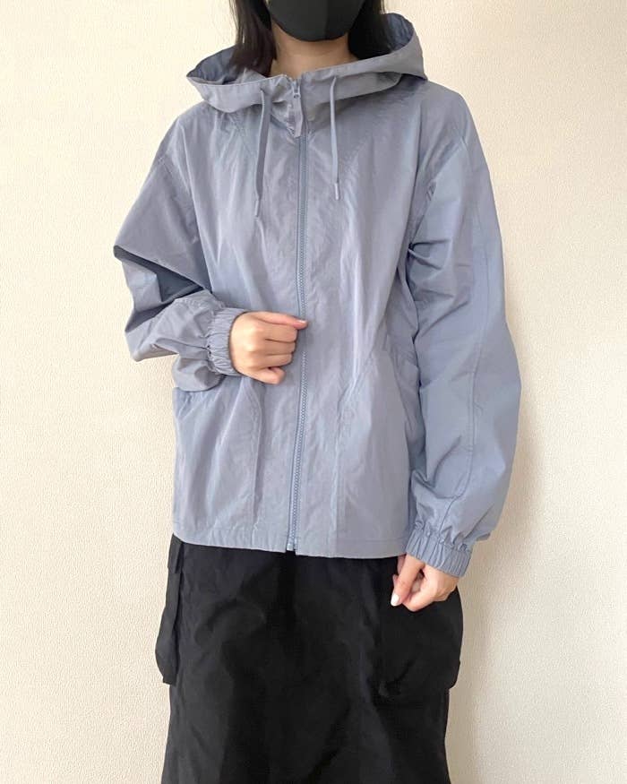 ビジネスで着用可】メランジシャンブレー フーデッドブルゾン（ＣＣＧＯＣＳ０１０１） | 五大陸 (Men)/ゴタイリク |  三越伊勢丹オンラインストア・通販【公式】 フーデッドブルゾン