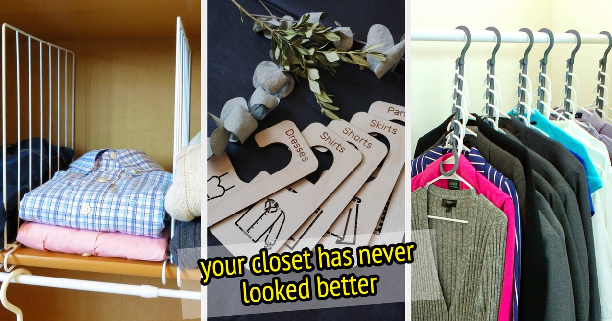 17 Things To Keep Your Clothes Properly Organized Rather Than Stacked On An Ottoman