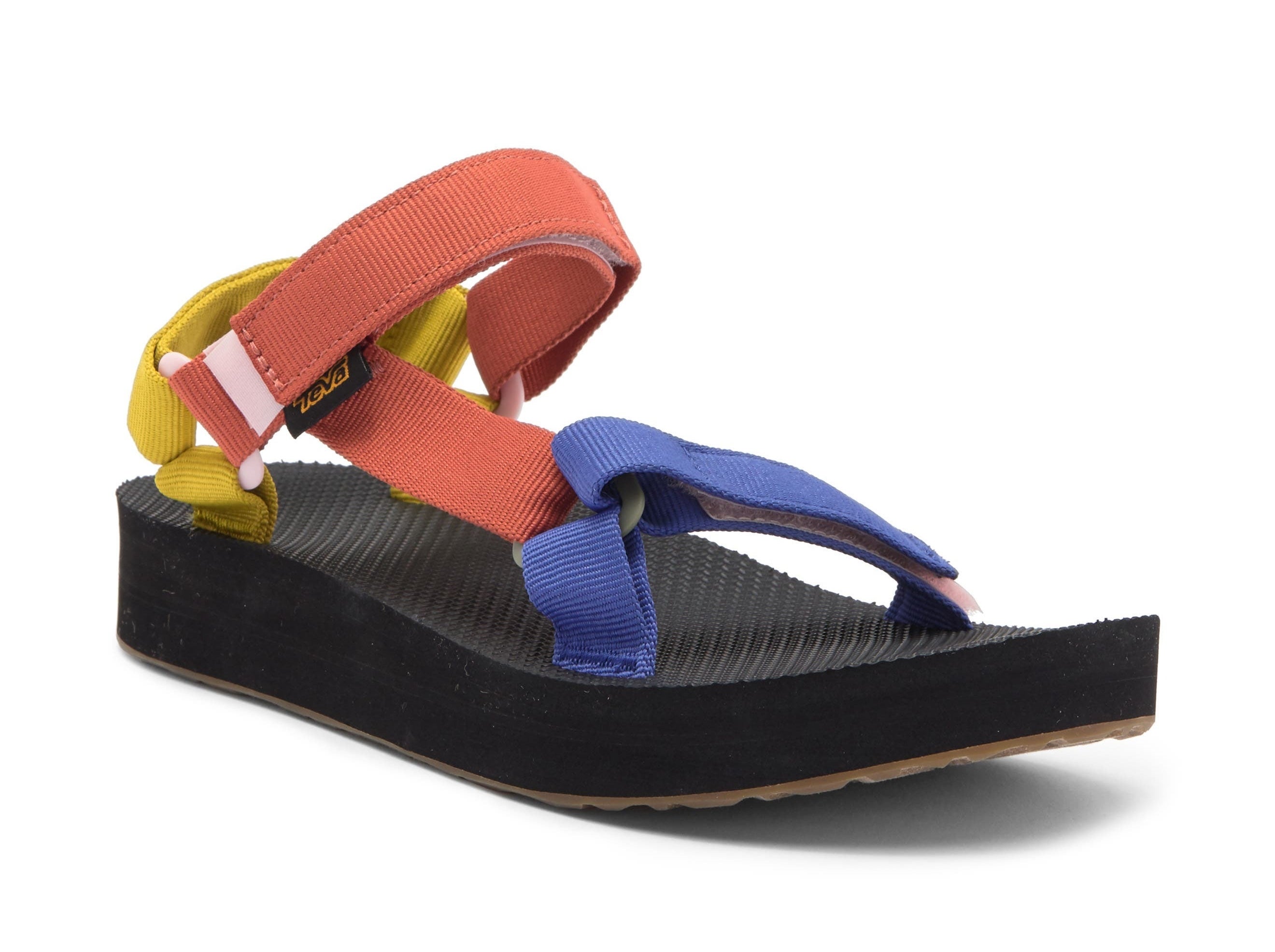 Stylish sandal with adjustable straps, showcasing a modern design ideal for summer outfits