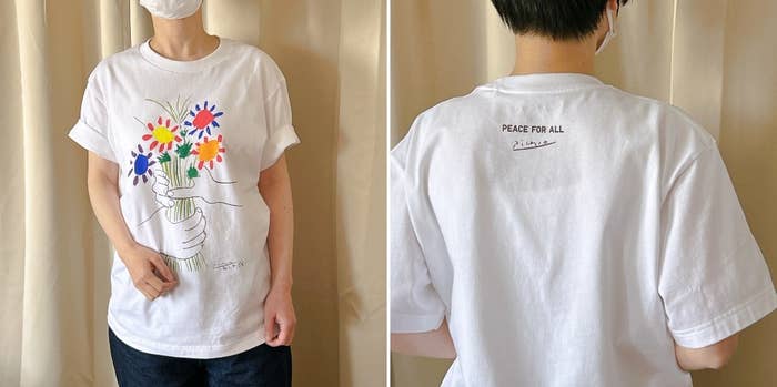 ユニクロの「PEACE FOR ALL Tシャツ/パブロ・ピカソ」