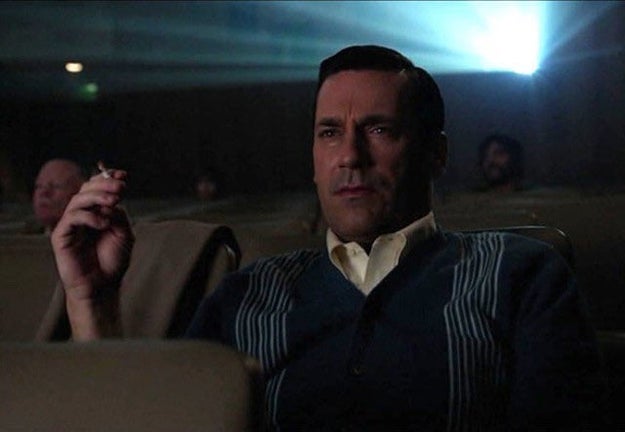 cinema cigarette meme What movie had you watching it like that one Jon Hamm meme?