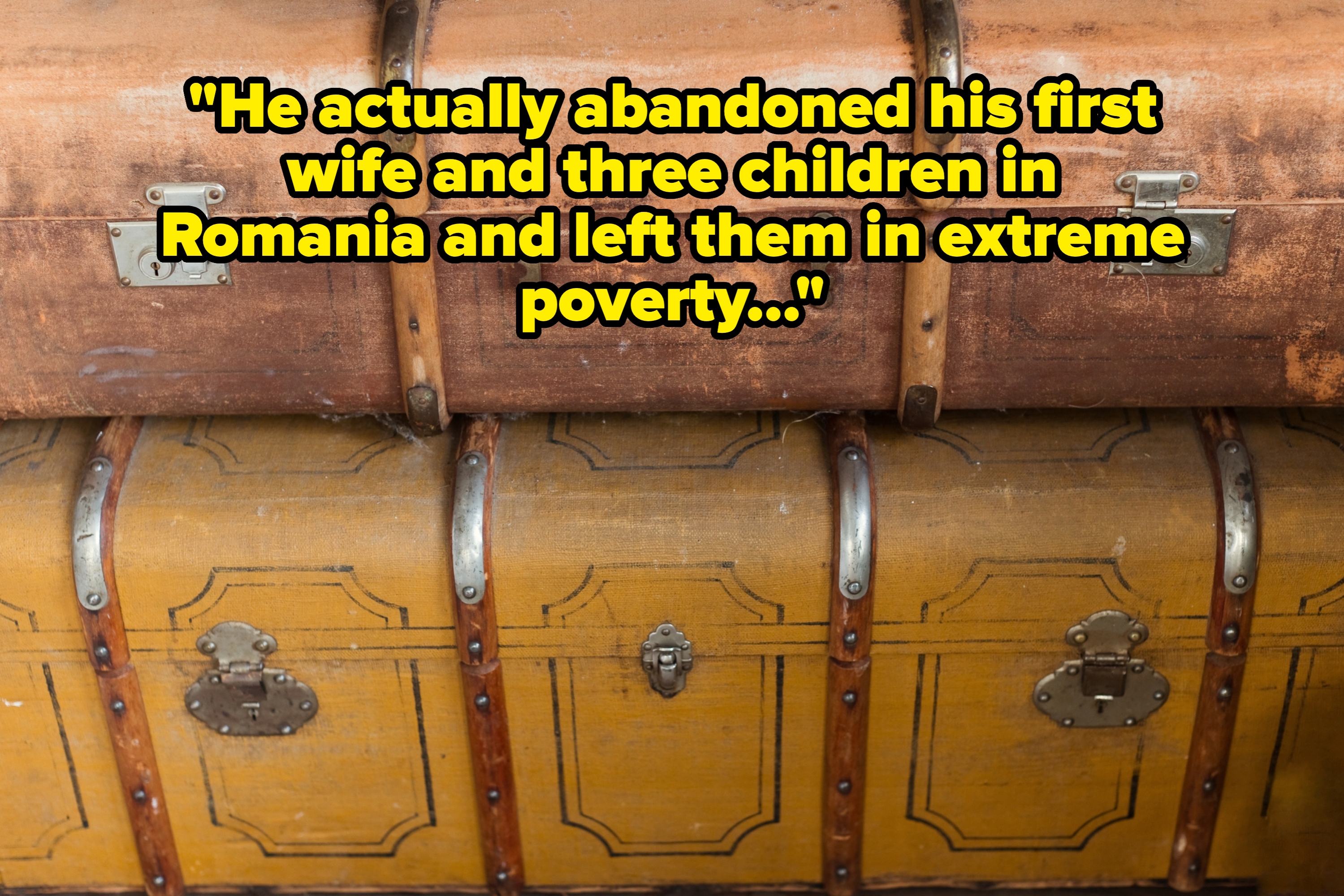 Two vintage suitcases stacked, featuring leather straps and metal locks, conveying a nostalgic travel theme