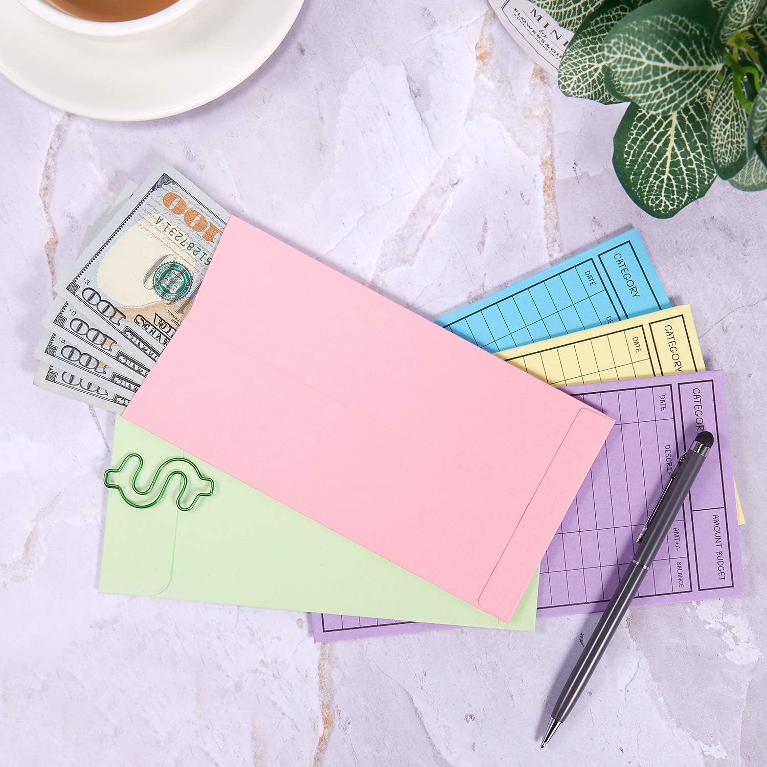 Envelope budgeting setup