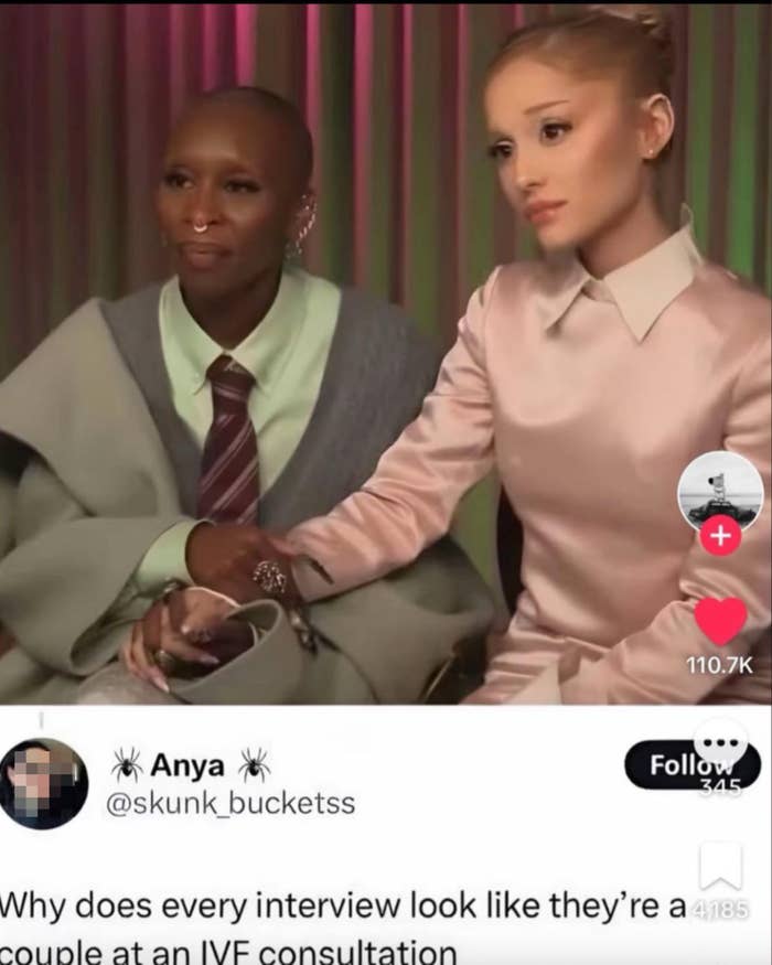 Two individuals beryllium   intimately  connected  a couch, 1  successful  a suit   and the different   successful  a satin dress, resembling a superior   interrogation  setting. Text beneath  is simply a humorous remark  astir  IVF consultations