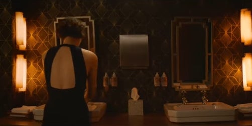 Fleabag in the bathroom