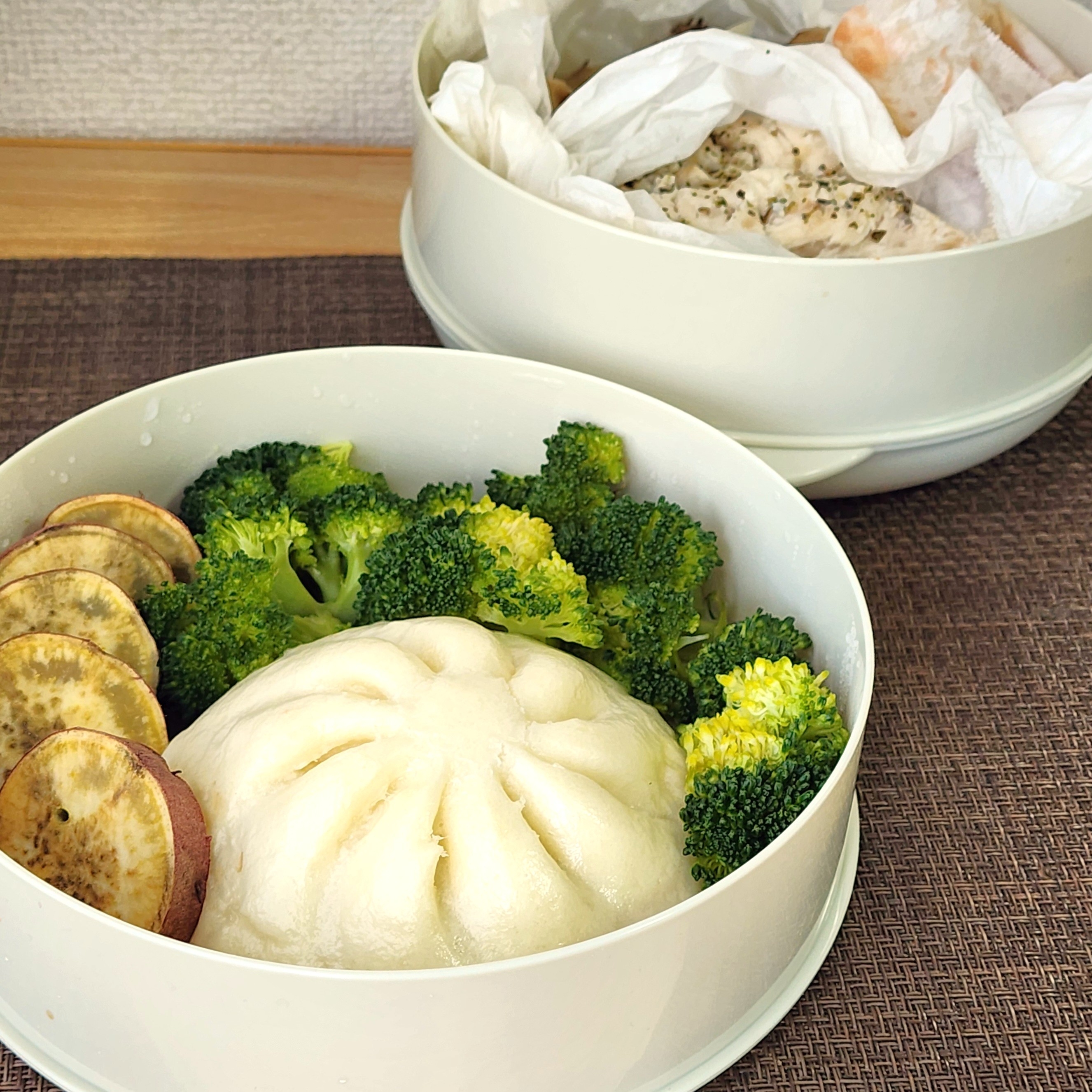 THREEPPY(スリーピー)「2段電子レンジ蒸し器」