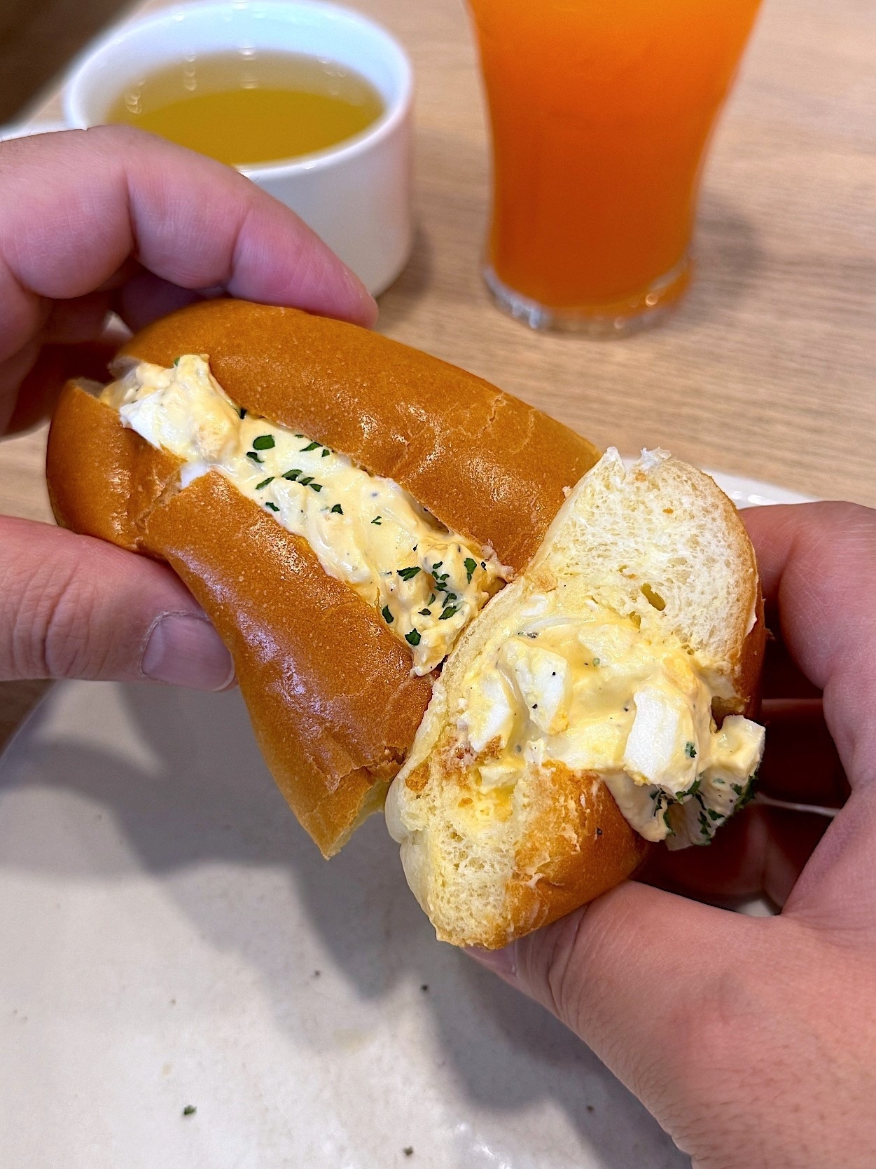 ガスト「コッペパン たまごサラダ」