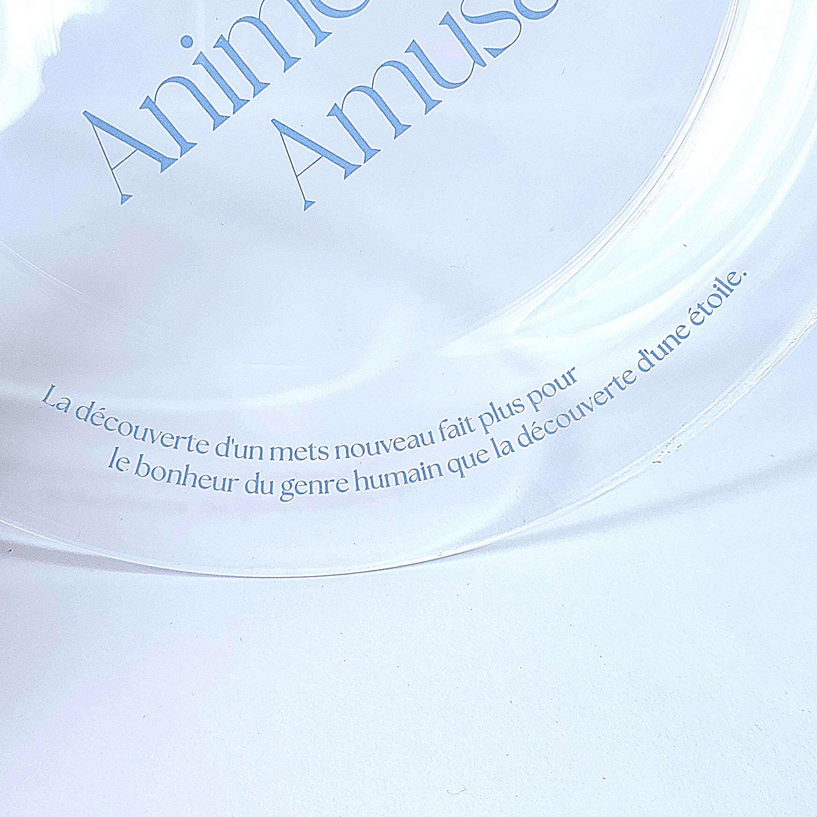 Francfranc(フランフラン)「タイポ ガラスプレート」