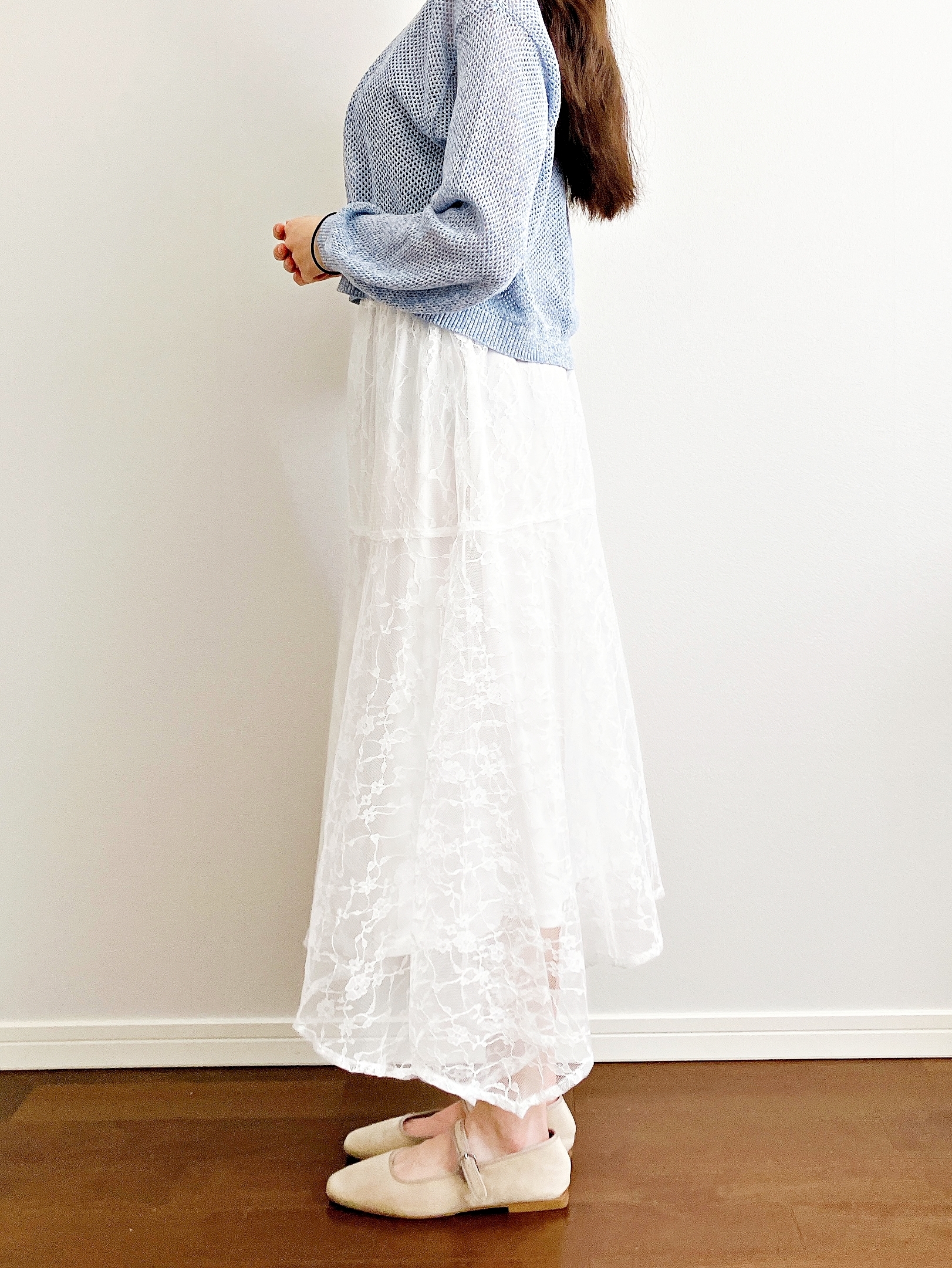 Honeys(ハニーズ)の「レーススカート」