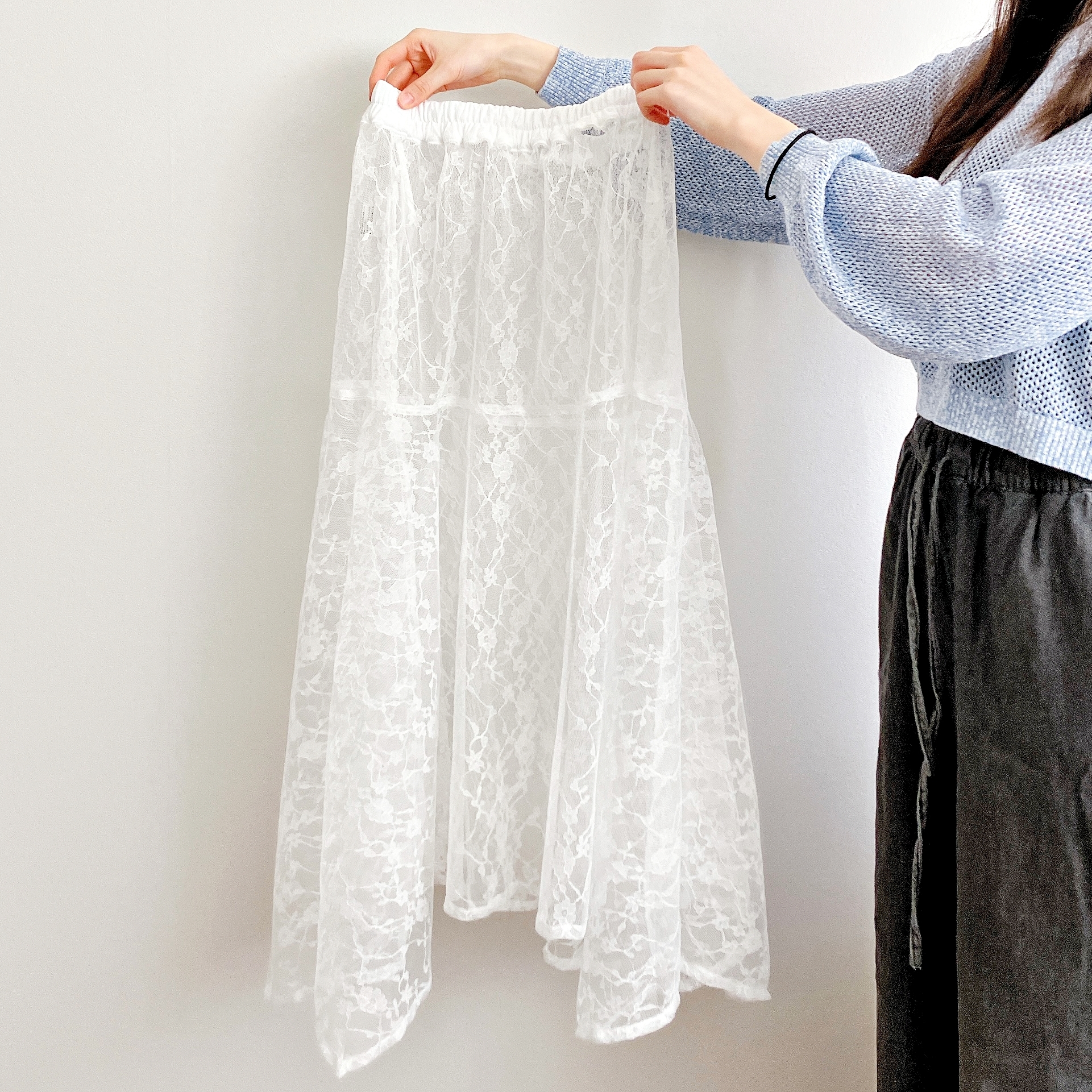 Honeys(ハニーズ)の「レーススカート」