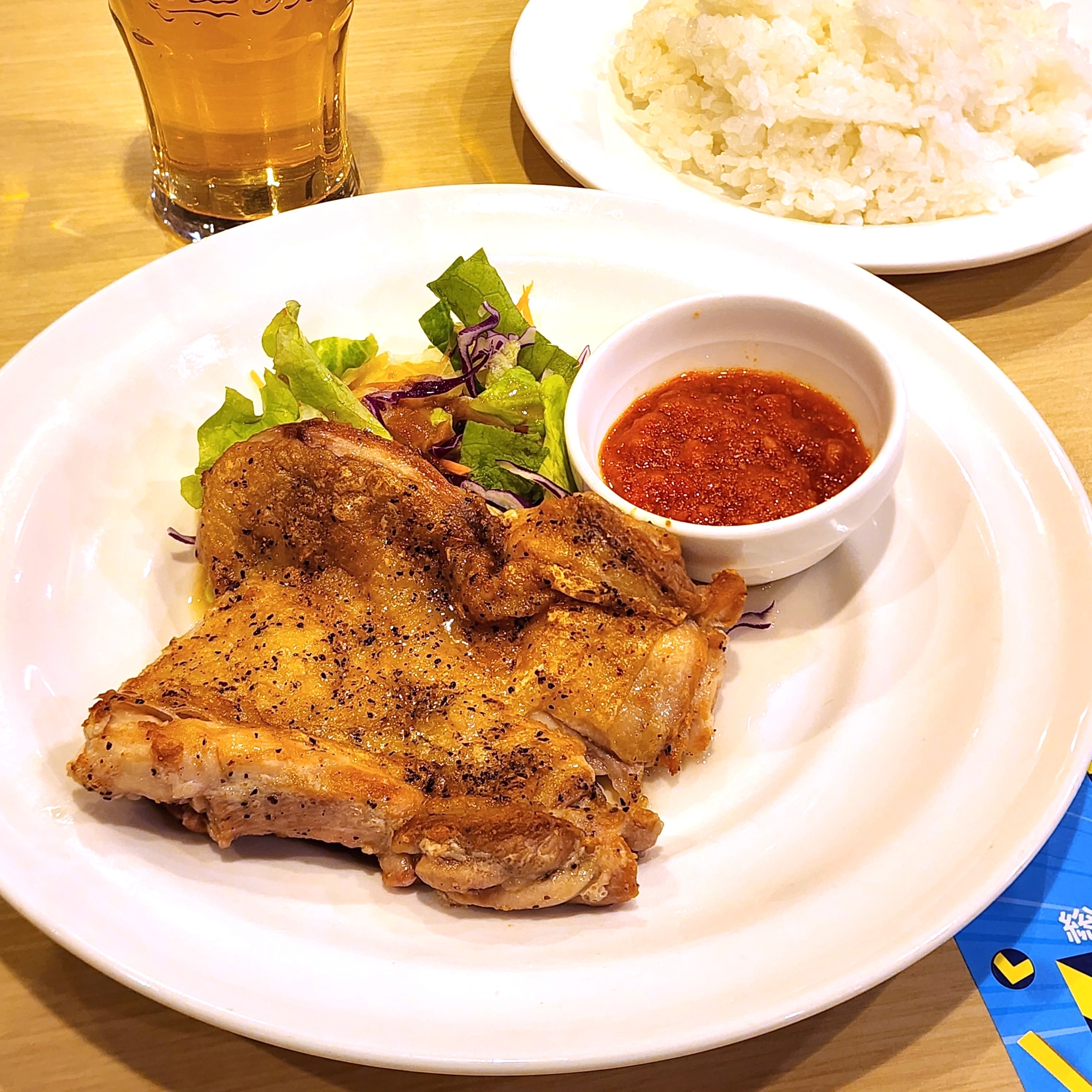 ガスト「ジューシー若鶏グリル ガーリックソース」